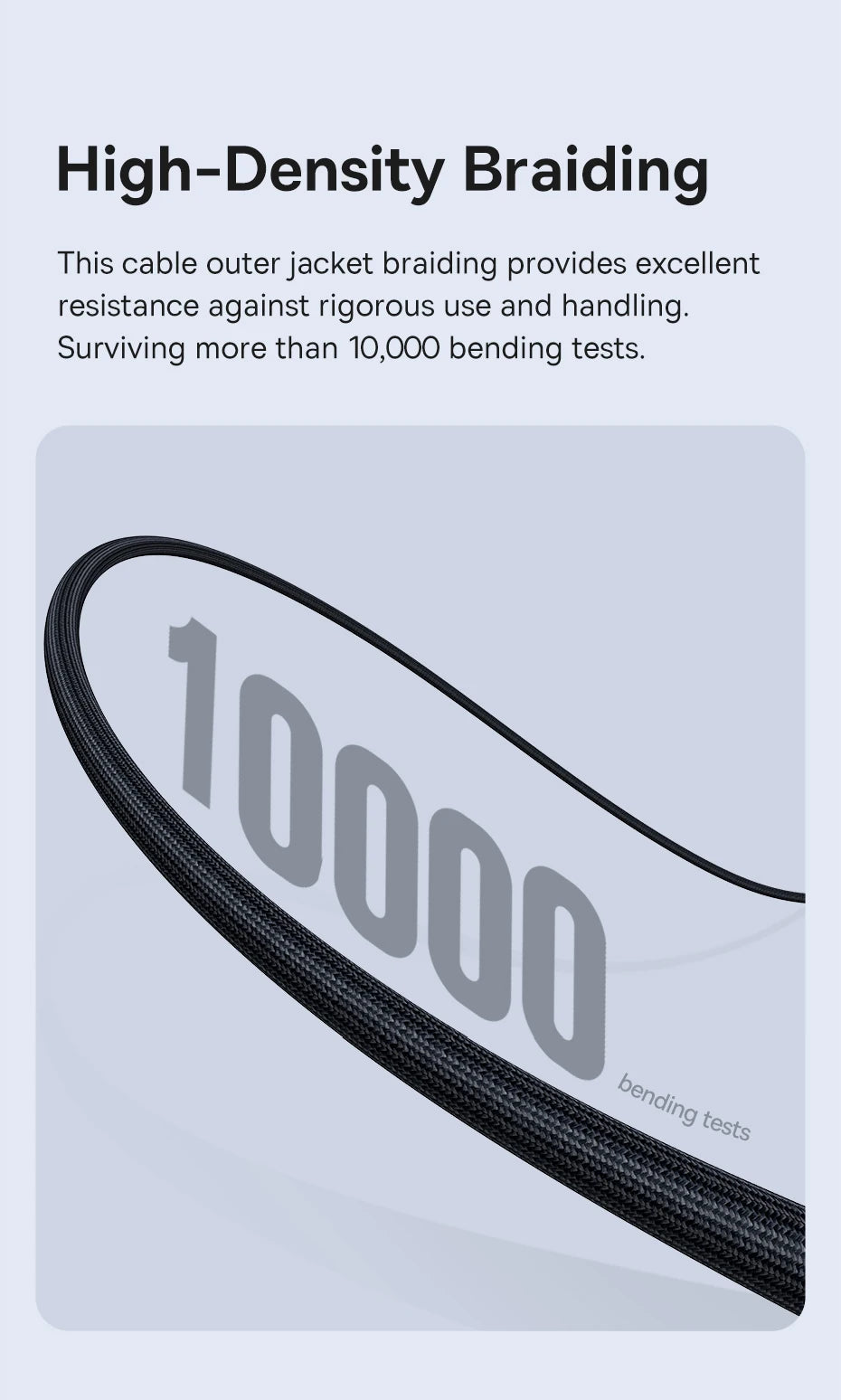 BASEUS Flash Series 240W Type-C to Type-C Charging and Data Cable