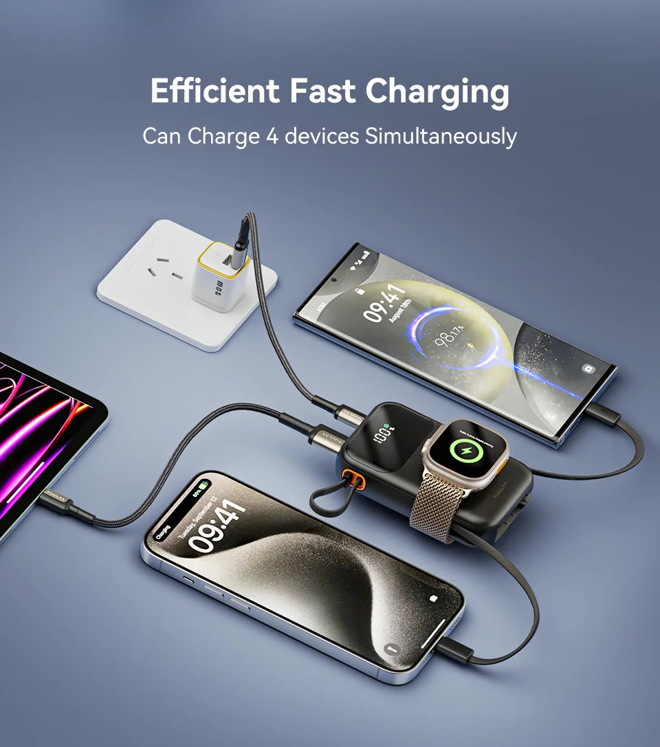 KUULAA 22.5W 10000mAh Portable Charger and Power Bank