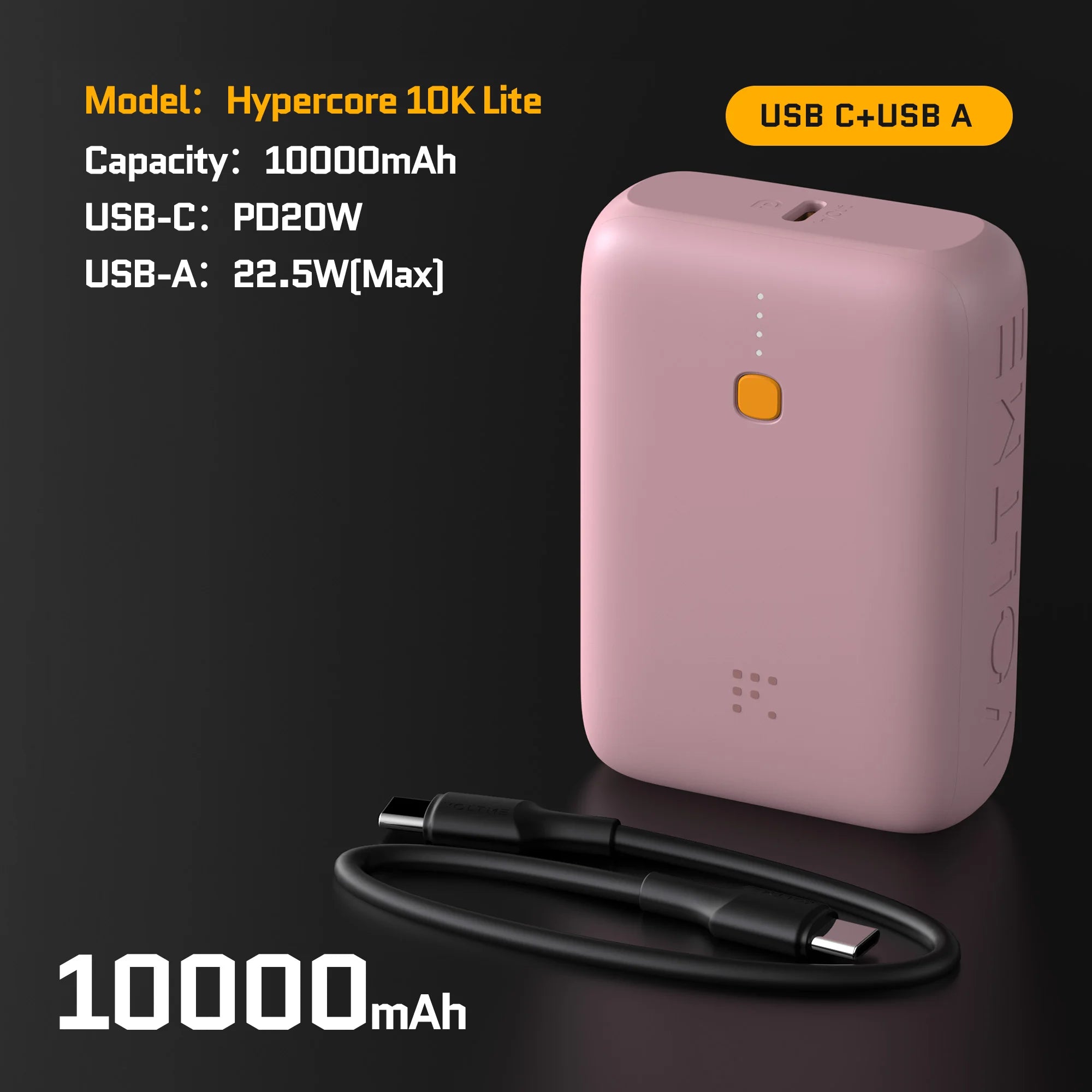 VOLTME Hypercore 10K Lite 10000mAh Portable Charger and Power Bank
