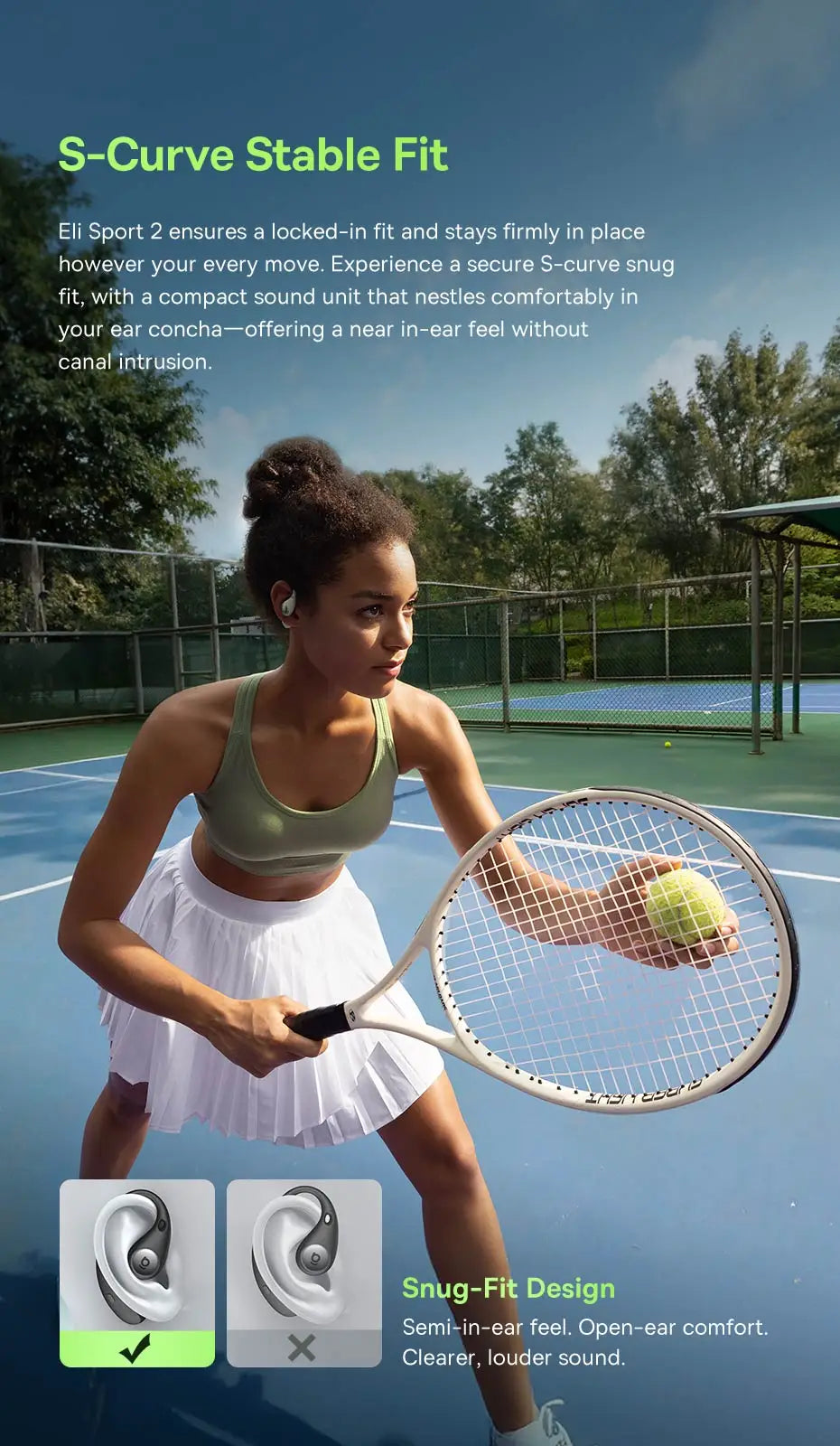 BASEUS Eli Sport 2 Bluetooth Wireless Open-Ear Headphones