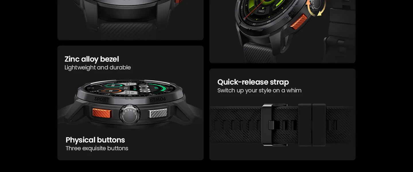 HAYLOU Solar Ultra 1.60" AMOLED GPS Smart Watch