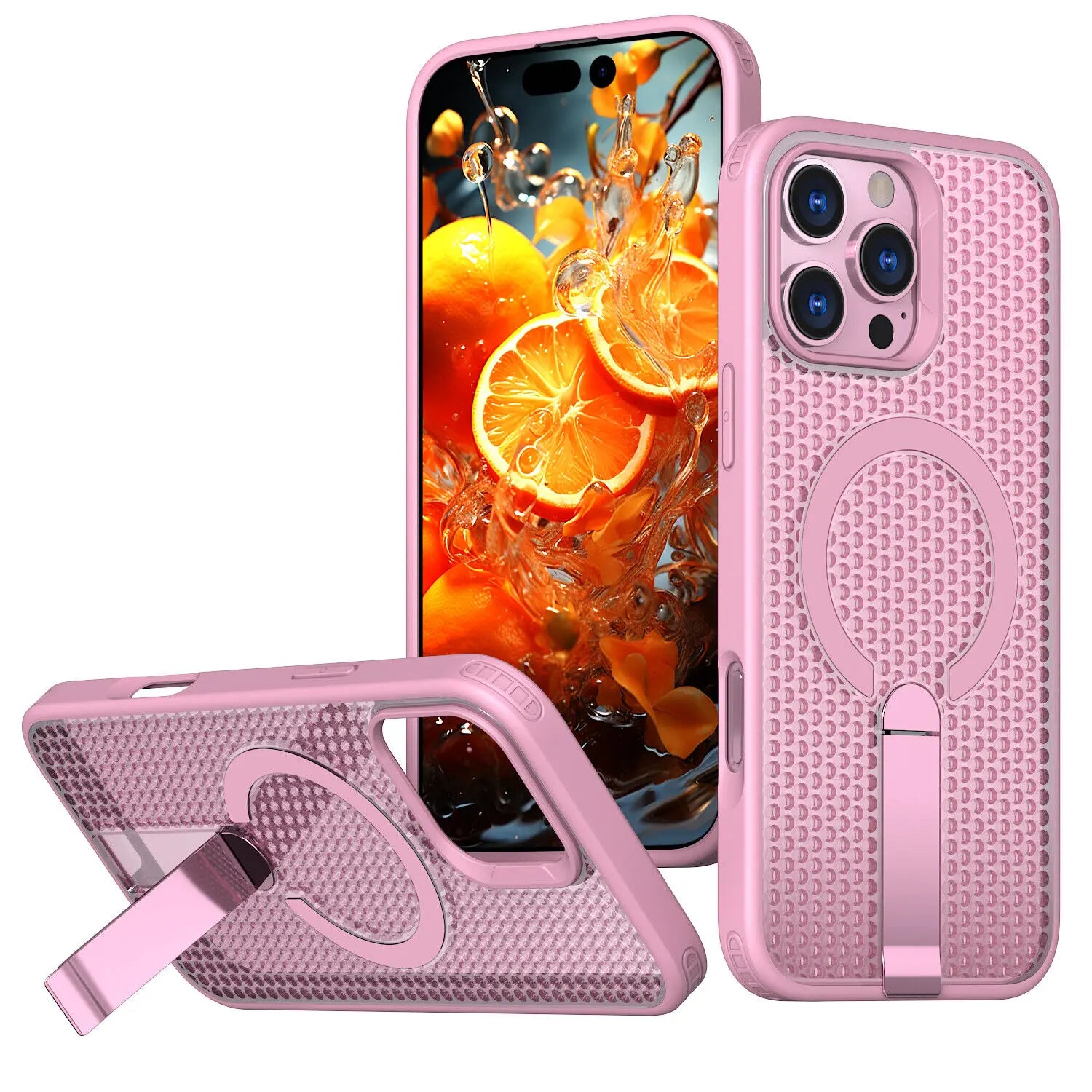 MagSafe Shockproof Cooling Case for iPhone with Stand