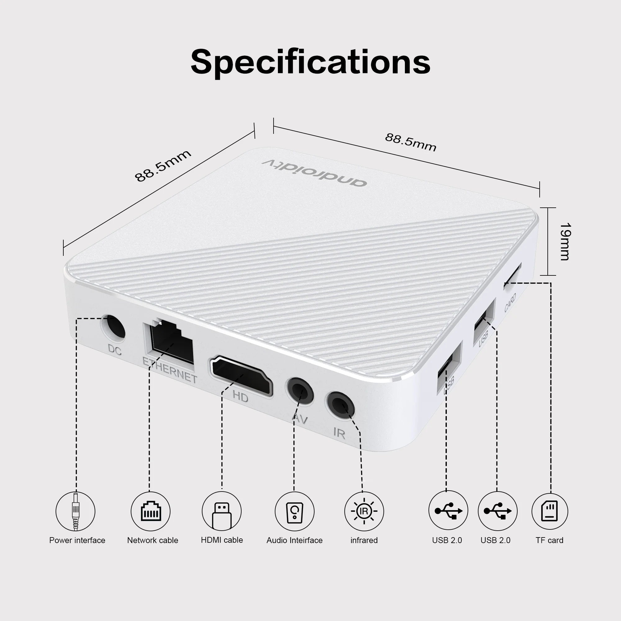 MORTAL T1X 4K Android TV Box with Google Assistant