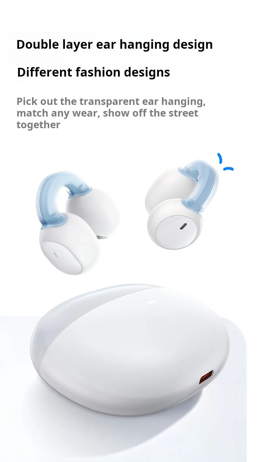 BASEUS AirGo 1 Ring Bluetooth Wireless Open-Ear Earphones