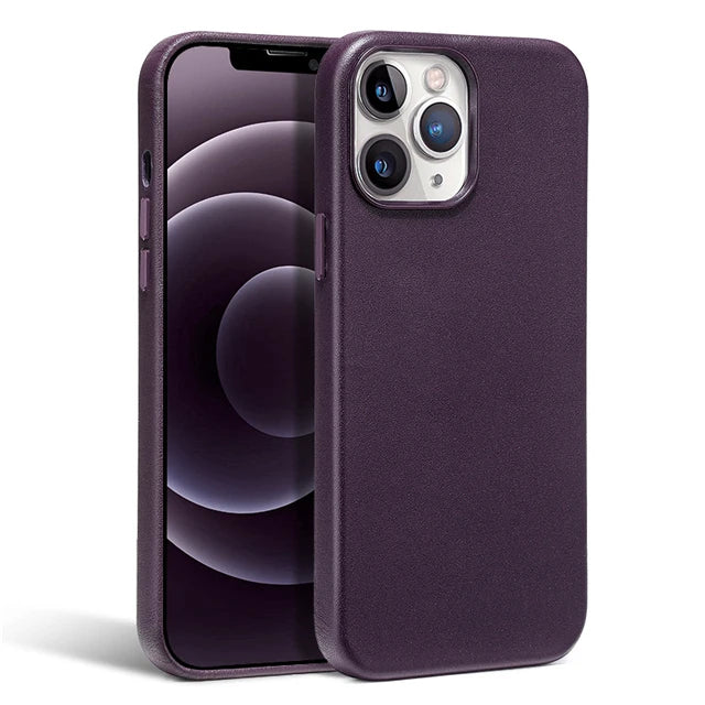 Leather MagSafe Shockproof Case for iPhone
