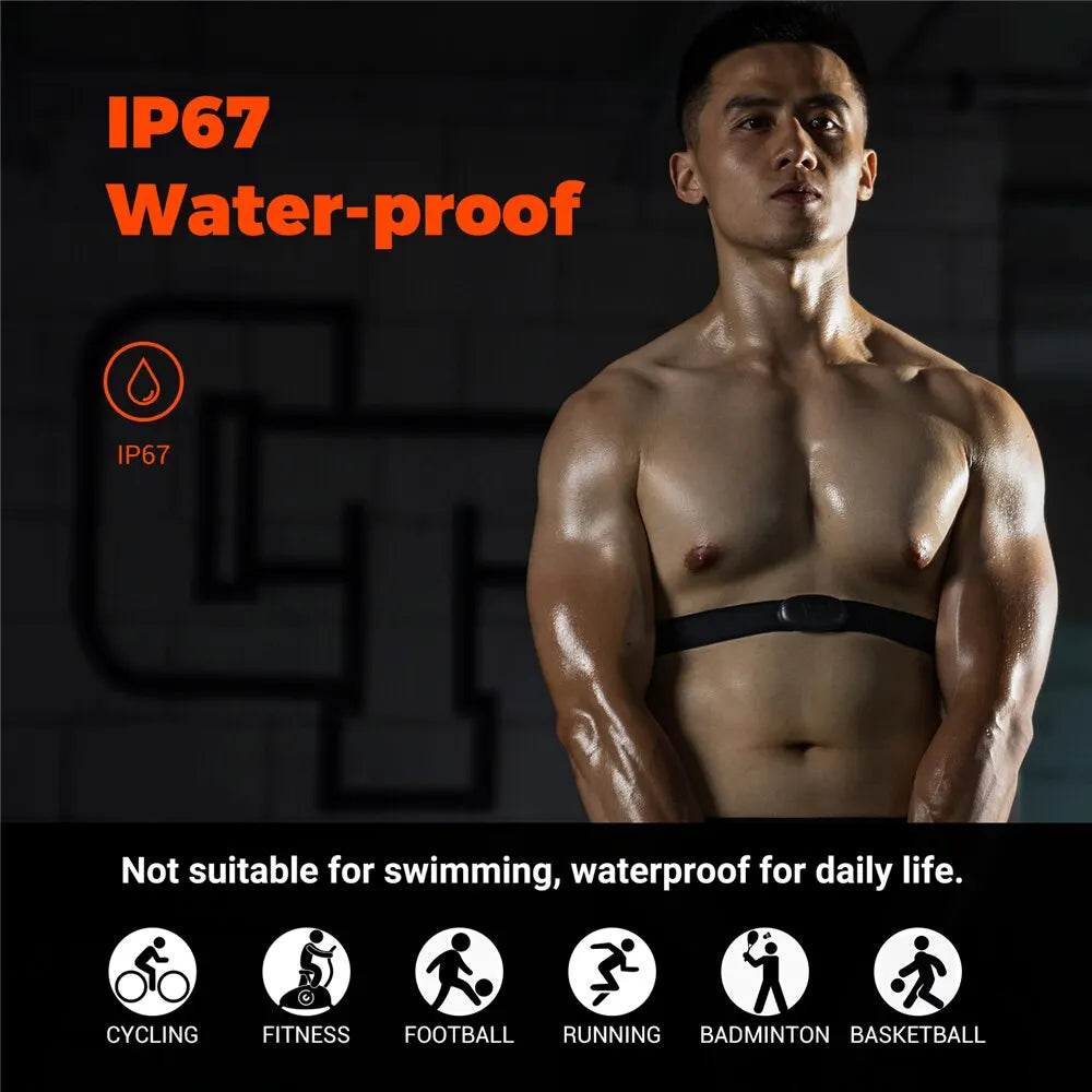 COOSPO H6 Heart Rate Monitor Armband and Chest Strap