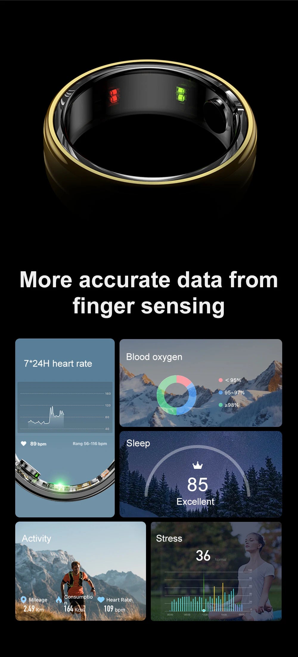 Colmi R06 COLMI R06 Smart Ring with Charging Case