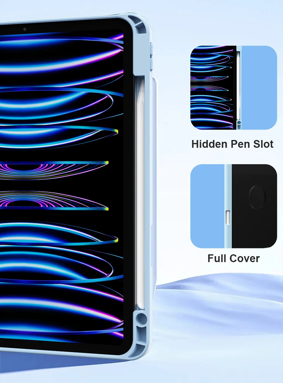WiWU Rotatable Protective Case & Stand for iPad