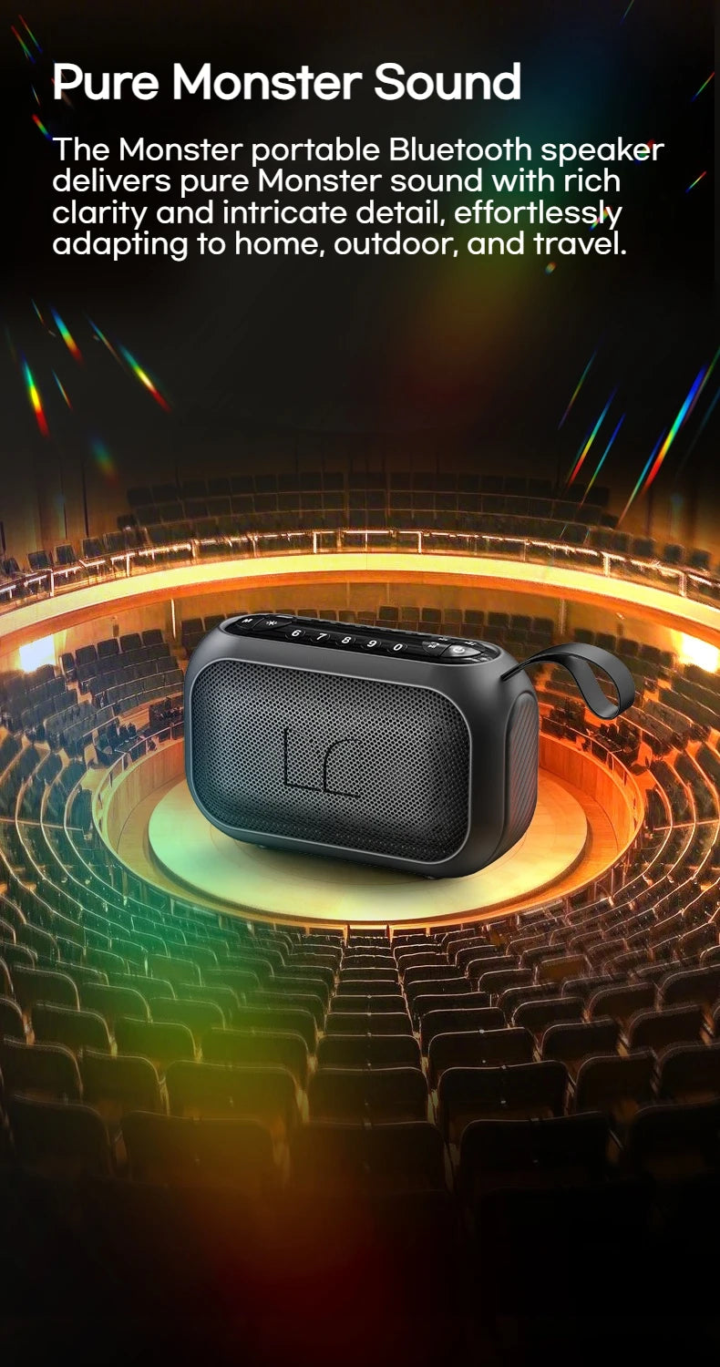 MONSTER M6 Portable Bluetooth Wireless Speaker