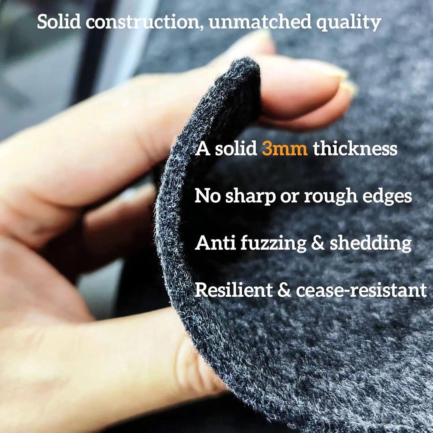 YSAGi Non-Slip Felt Desk Mat