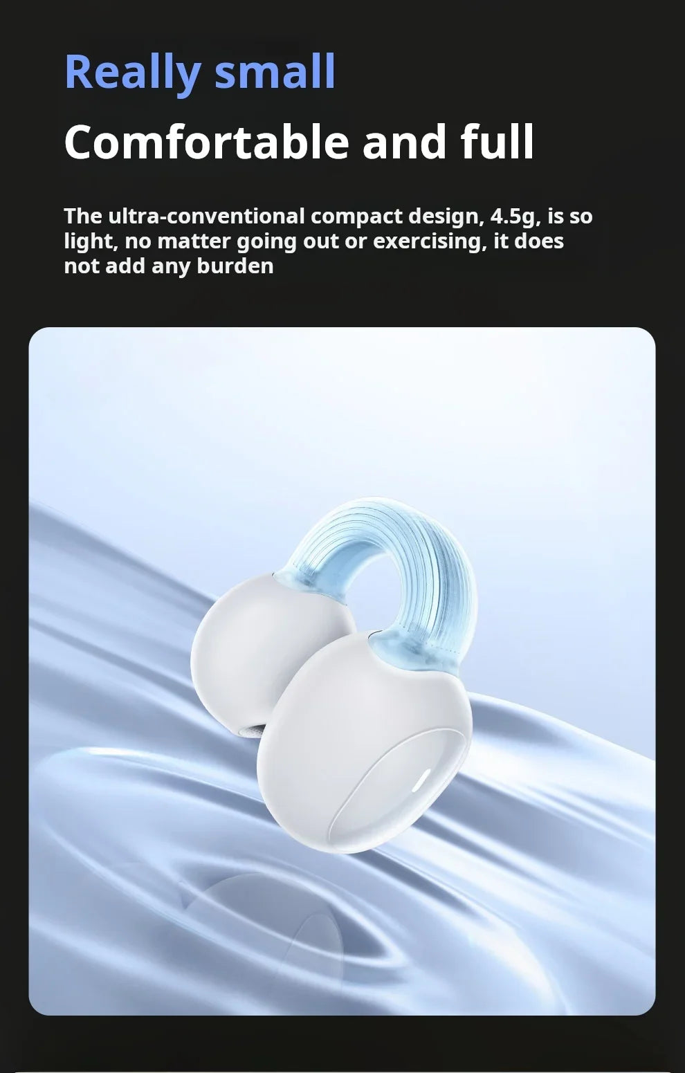 BASEUS AirGo 1 Ring Bluetooth Wireless Open-Ear Earphones