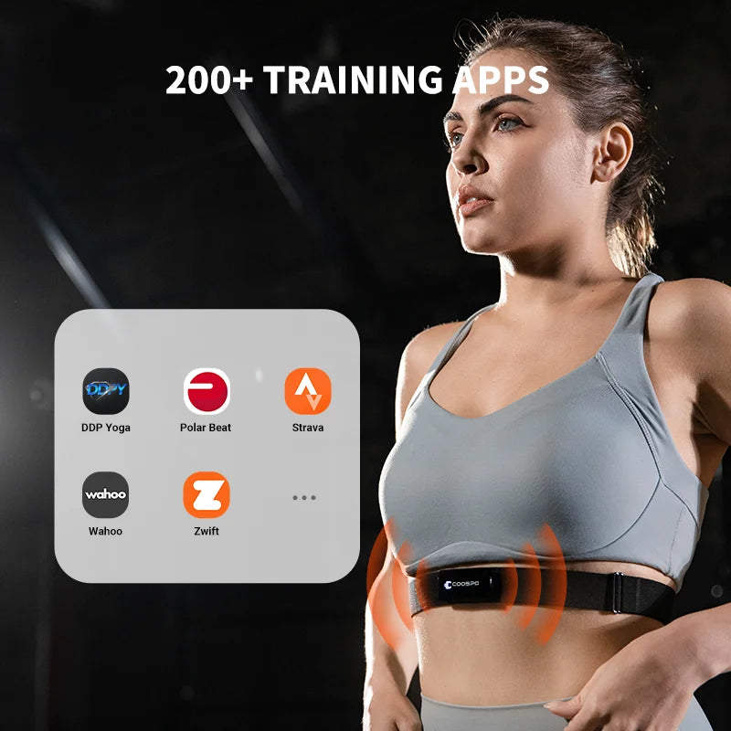 COOSPO H9Z Rechargeable Heart Rate Monitor Armband