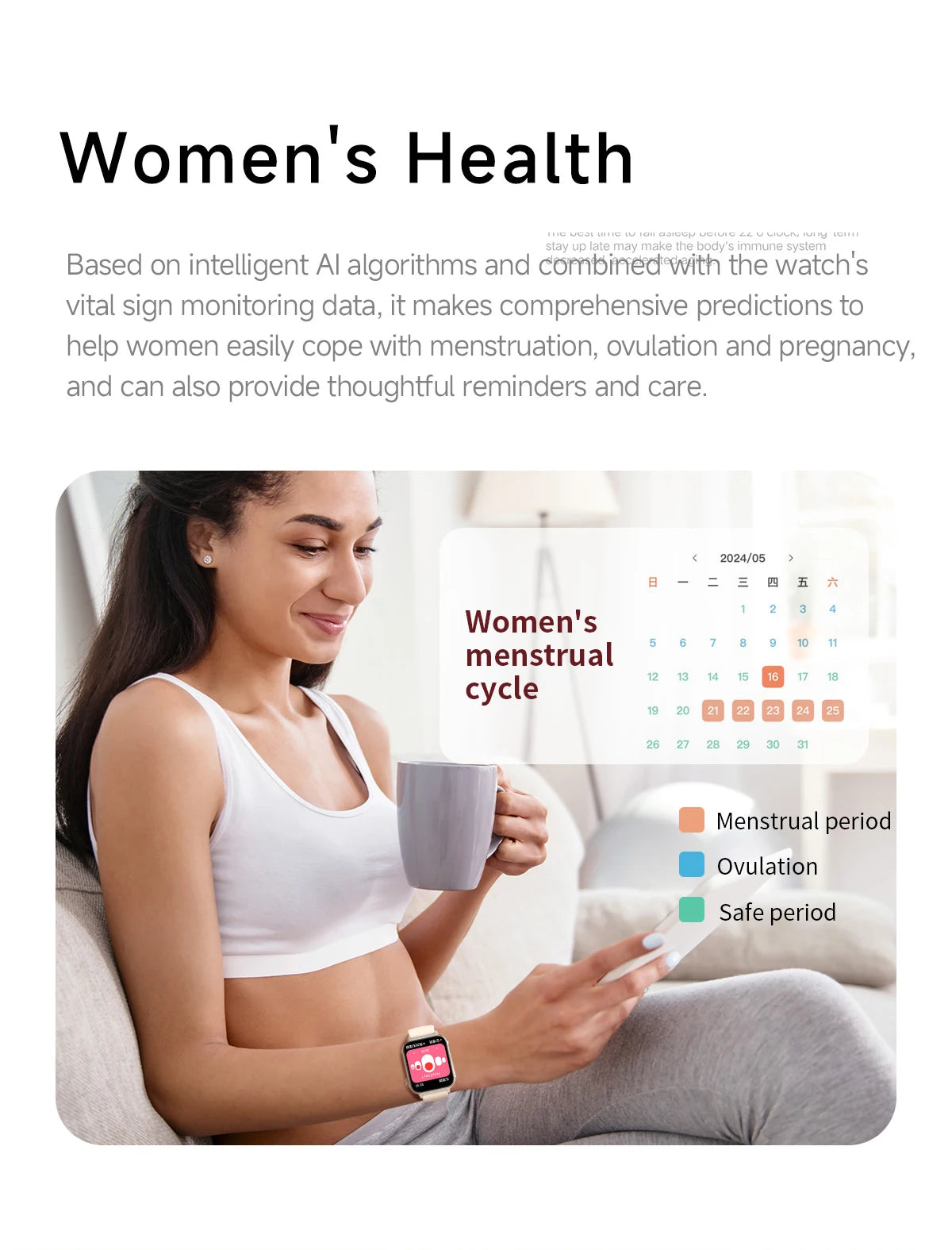 COLMI P80 1.83" HD Smart Watch with Flashlight