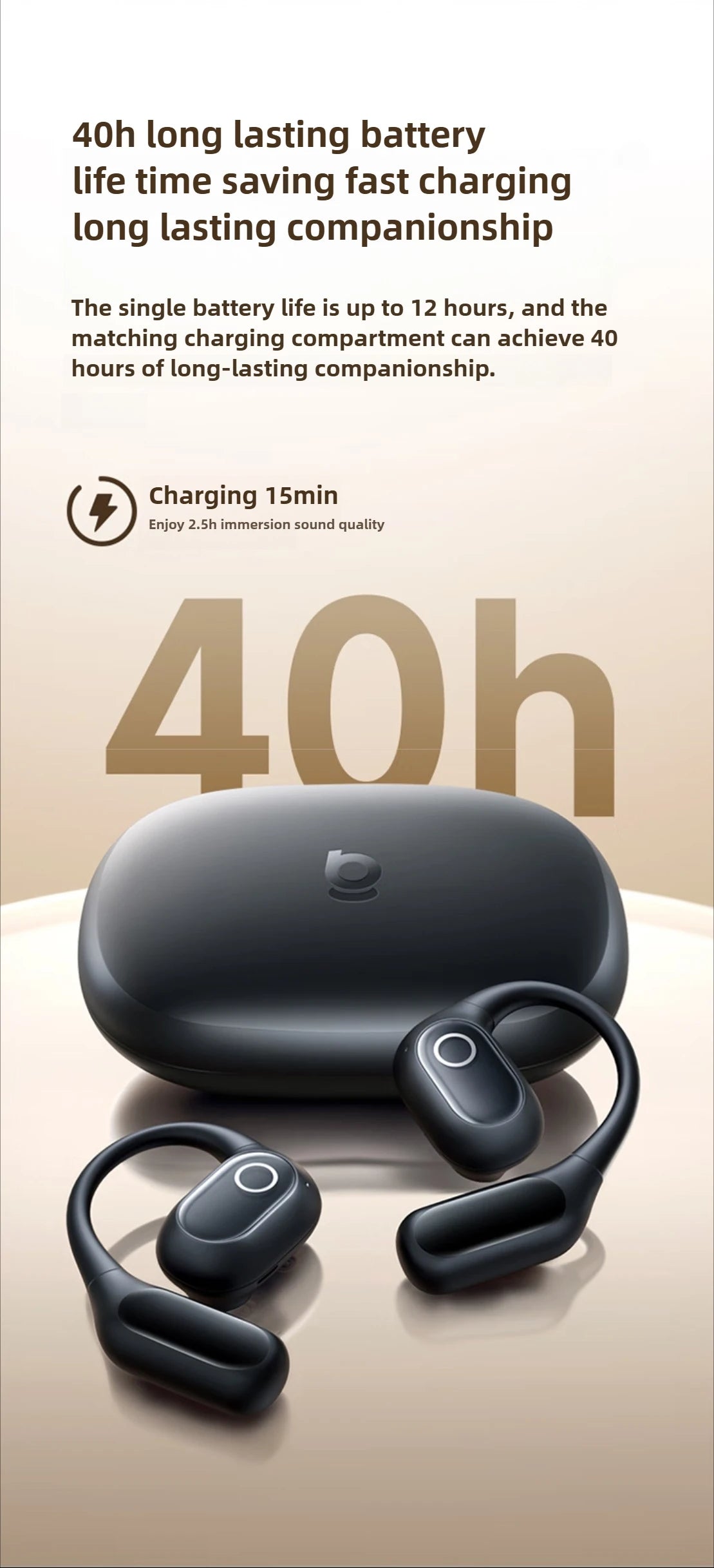 BASEUS Eli 2i Fit Bluetooth Wireless Open-Ear Headphones