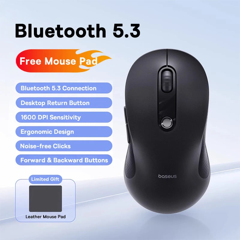BASEUS F02 Ergonomic Bluetooth Wireless Mouse