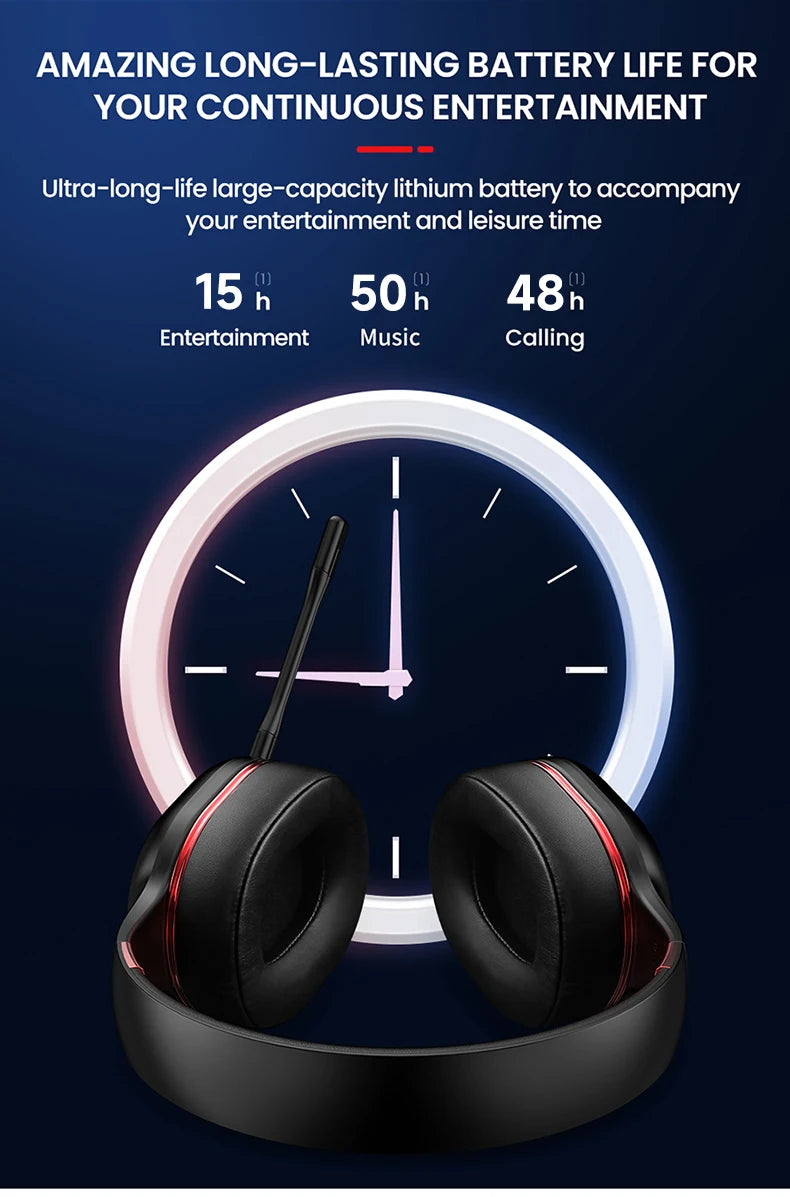 PICUN P80X RGB Bluetooth Wireless Gaming Headset