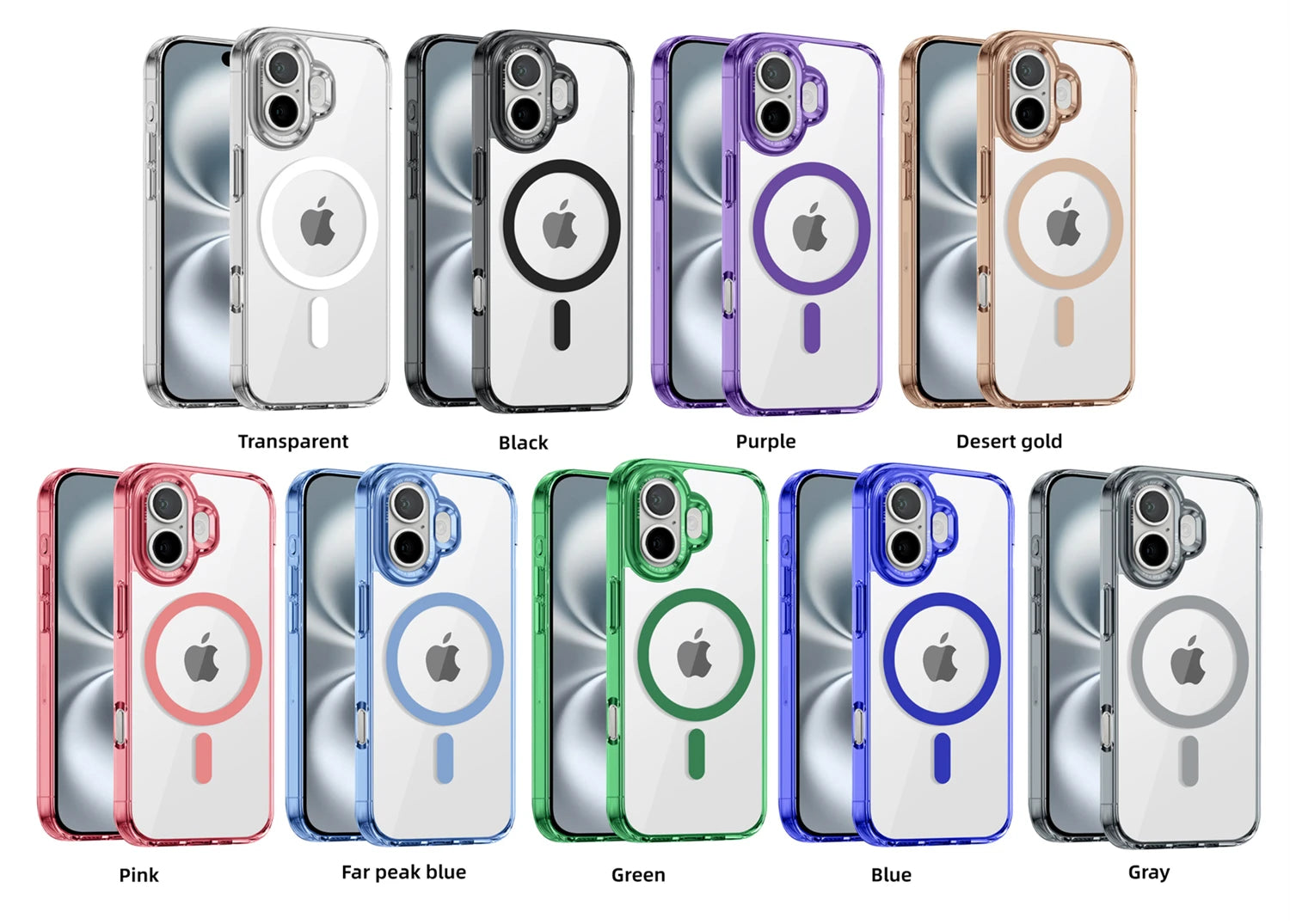 Translucent MagSafe Matte Case for Apple iPhone