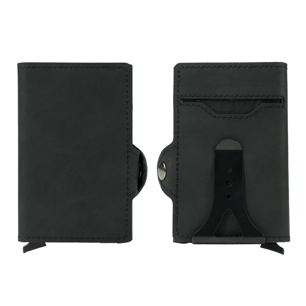 Smart Click Wallet CASEKEY Multifunctional Smart Wallet with RFID Blocking & Cash Clip ...