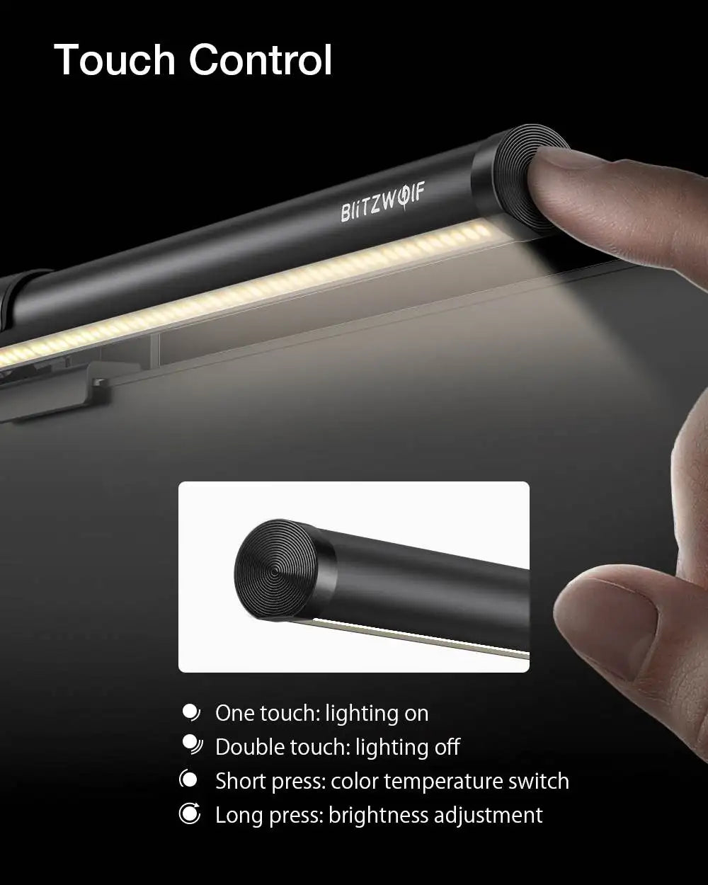 BLITZWOLF BW-CML2 LED Computer Monitor Screen Light
