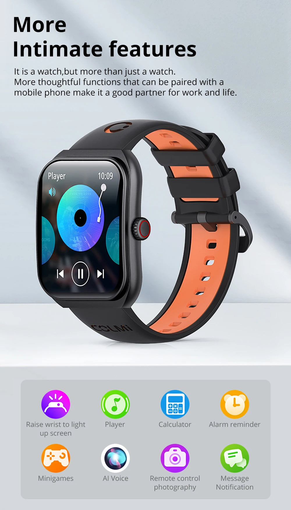 COLMI P86 1.93" AMOLED Smart Watch