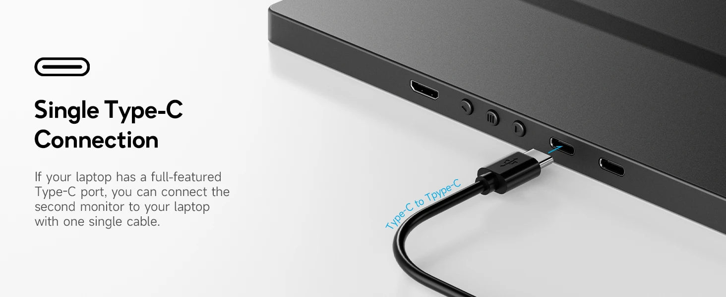 DOPESPLAY Full HD 14.1" Portable Monitor and Laptop Screen Extender