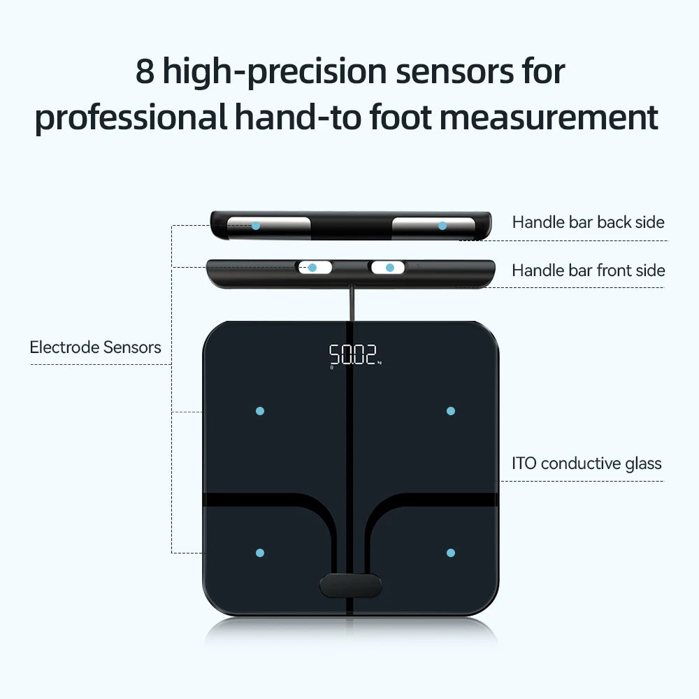 FITDAYS FI2211WB Bluetooth Smart Body Scales - Blue