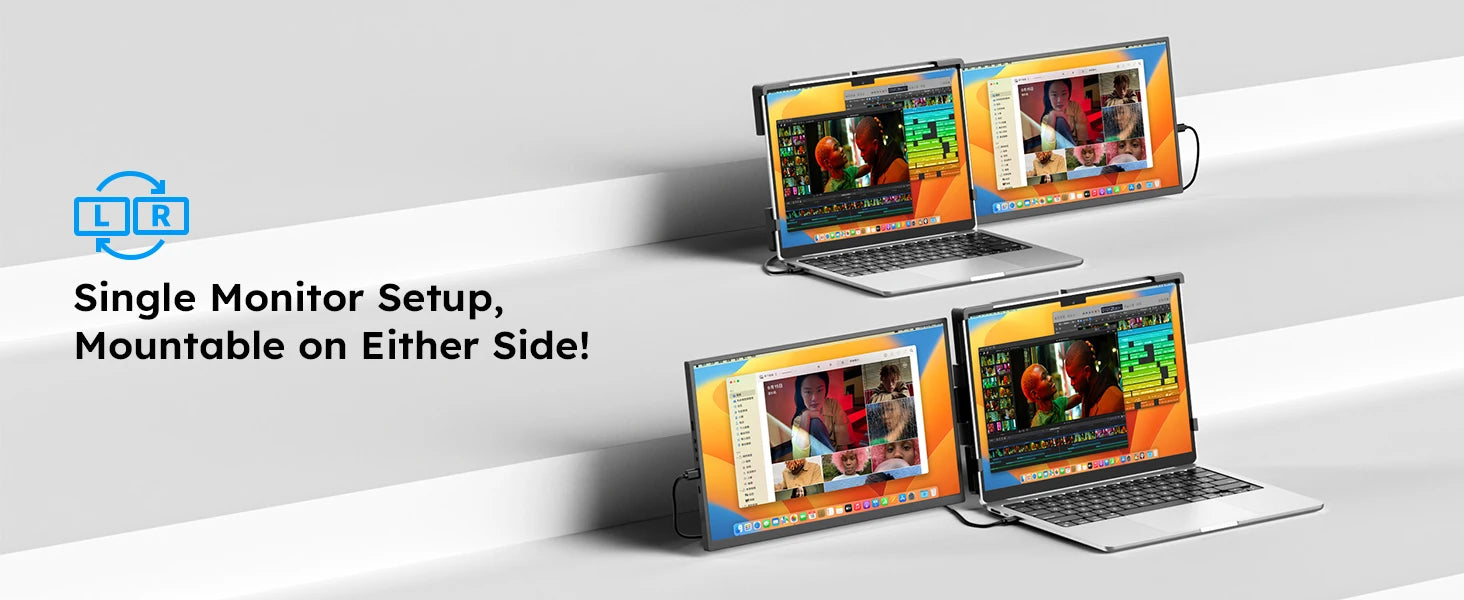 DOPESPLAY Full HD 15.6" IPS Portable Monitor and Laptop Screen Extender