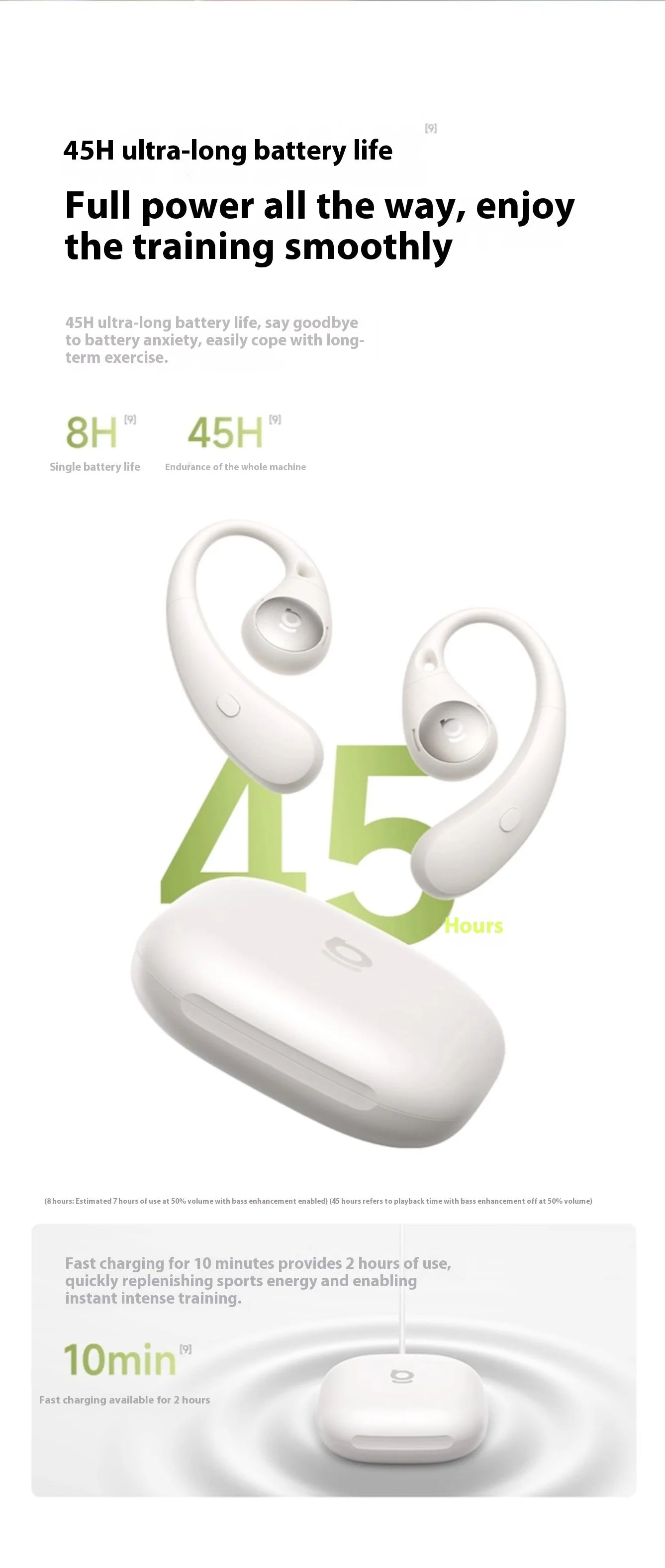 BASEUS BF1 Bluetooth Wireless Open Ear Headphones
