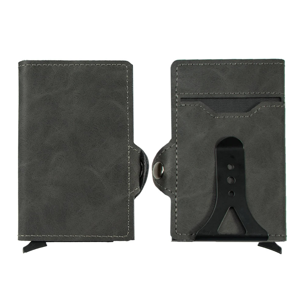 Smart Click Wallet CASEKEY Multifunctional Smart Wallet with RFID Blocking & Cash Clip ...
