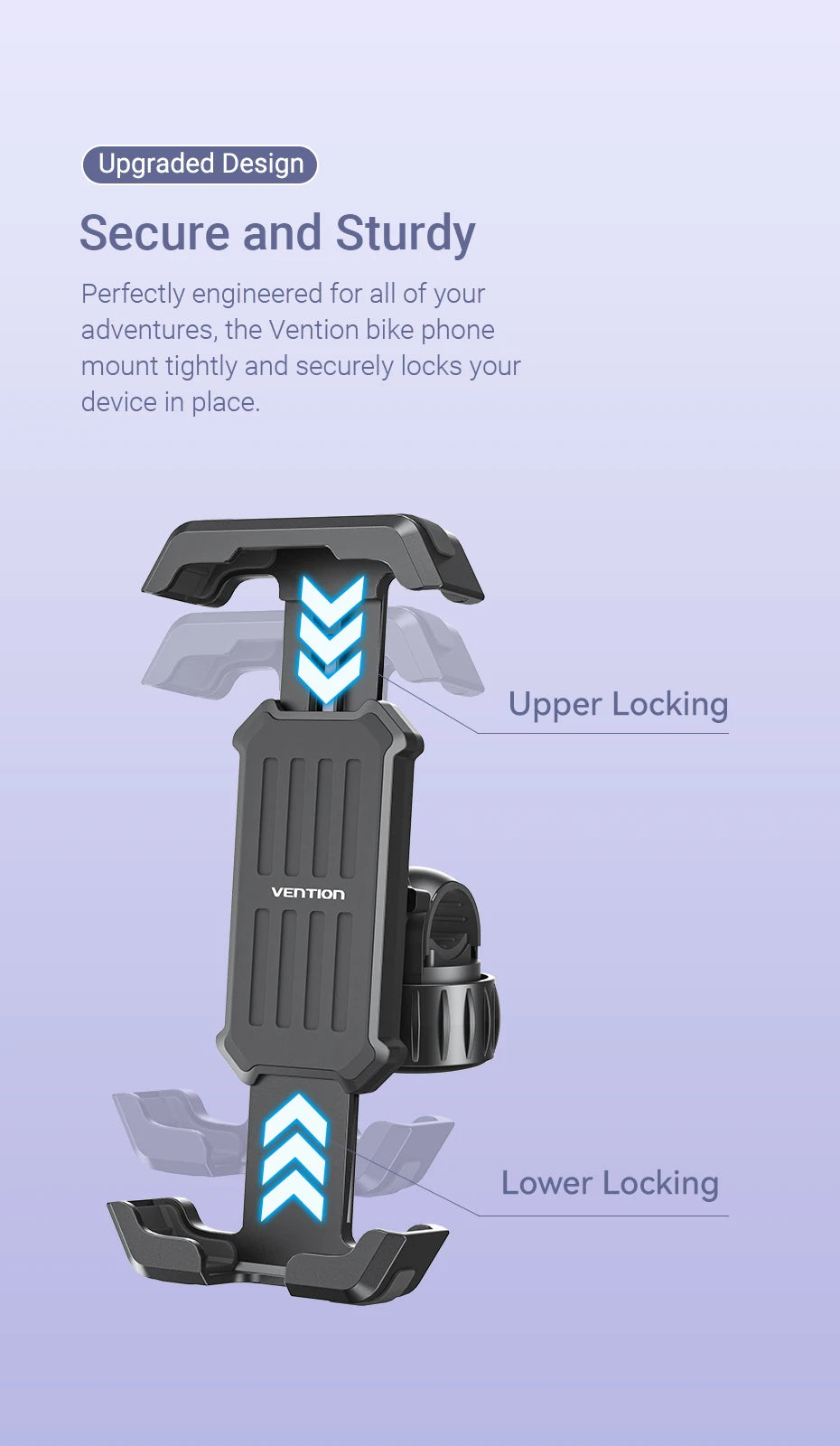 VENTION Universal Adjustable Bike Phone Mount