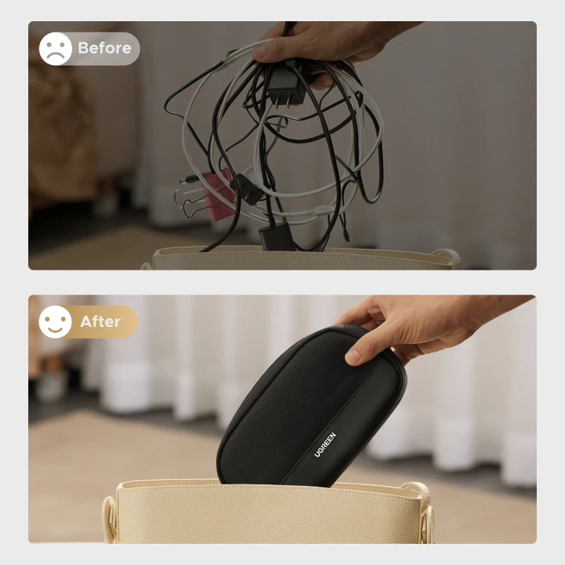 UGREEN Portable Tech Storage Travel Bag
