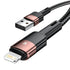 ESSAGER 2.4A USB to Lightning Charging and Data Cable