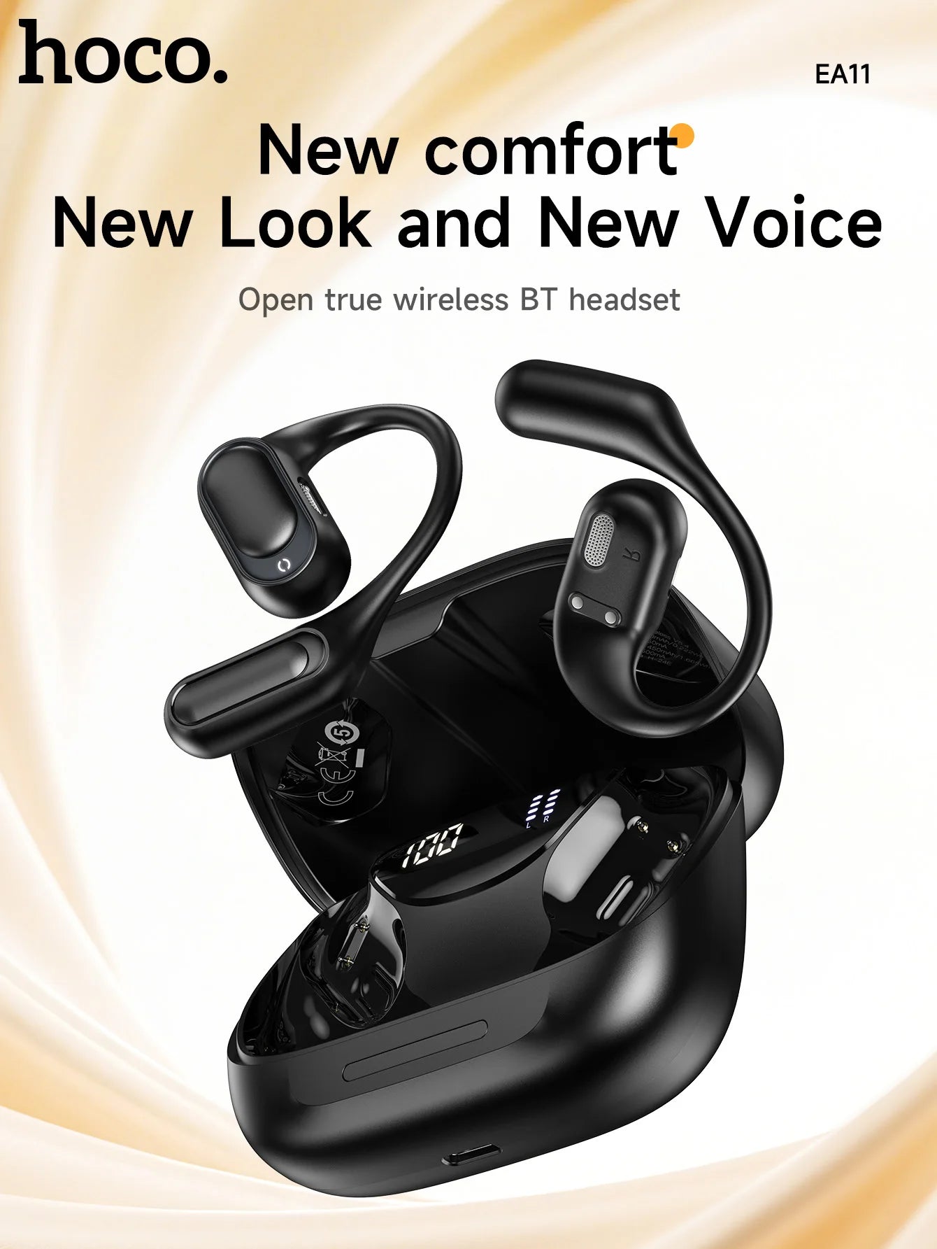 HOCO EA11 Honey Bluetooth Wireless Open Ear Headphones