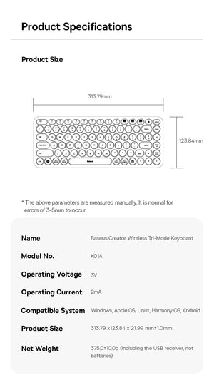 bluetooth or wireless keyboard​

