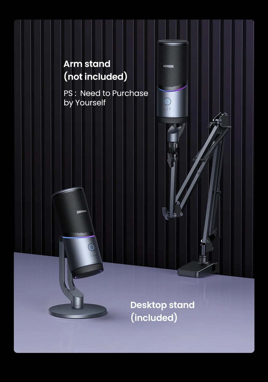 usb microphone with stand​

