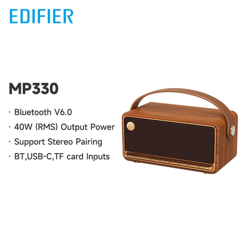 EDIFIER MP330 Tabletop Portable Bluetooth Wireless Speaker
