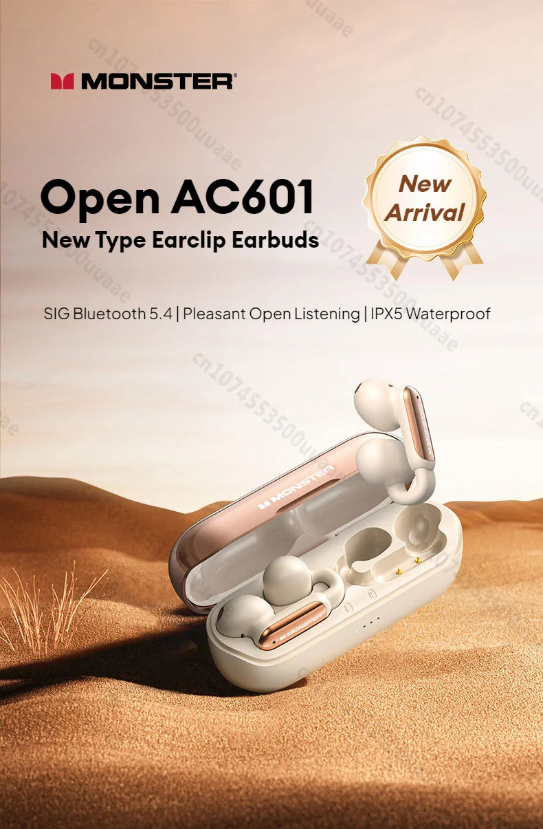 Ac601 MONSTER AC601 Bluetooth Wireless Open Ear Headphones | Wireless ...