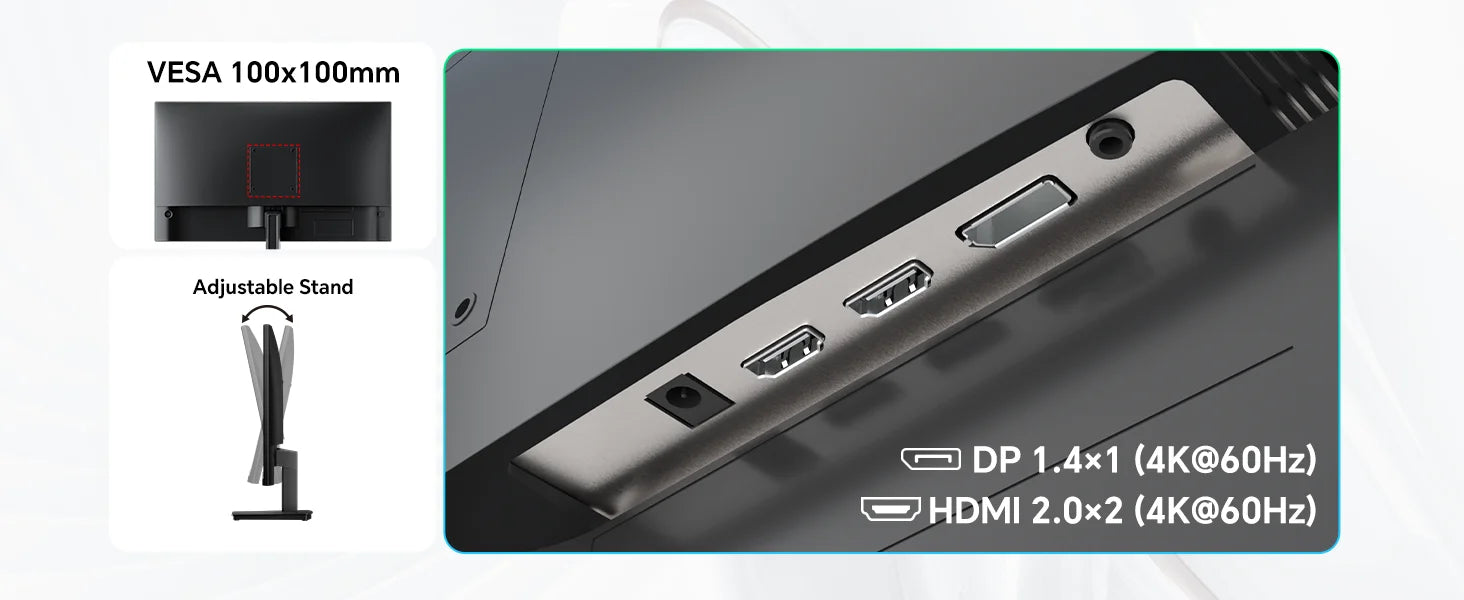 KTC 27" 60Hz 4K UHD Gaming Monitor - Black