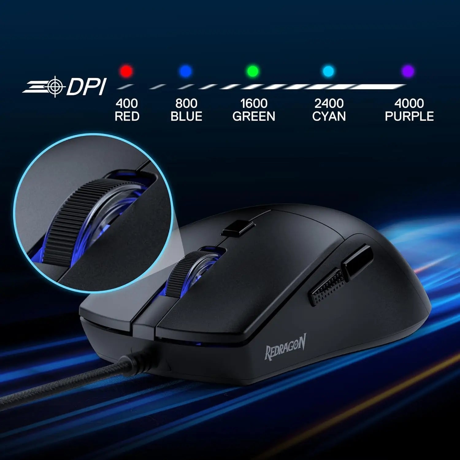 REDRAGON M618 Optical Wired Gaming Mouse