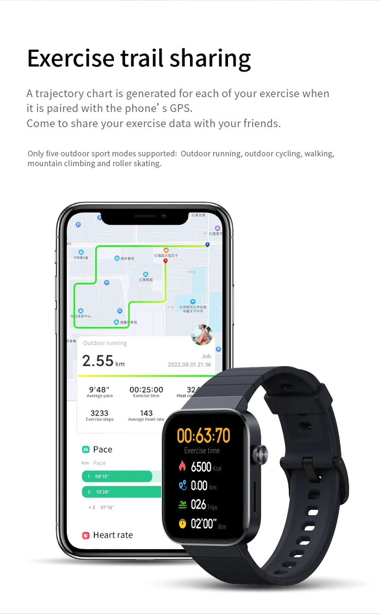 smart watch with tracking