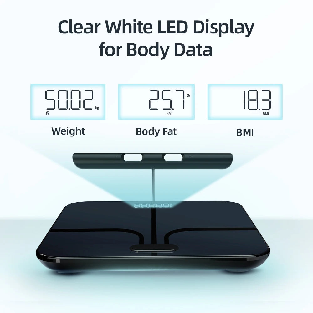 FITDAYS FI2211WB Bluetooth Smart Body Scales - Blue