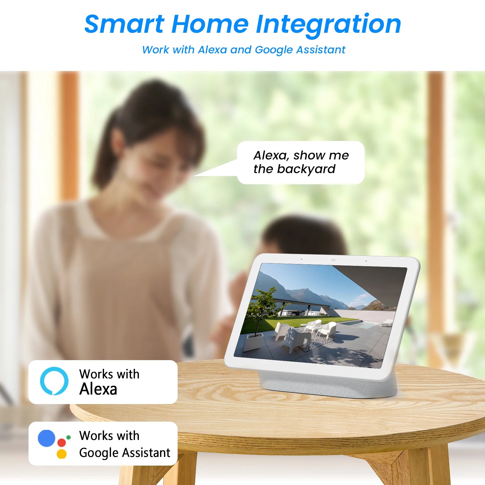 ANRAN 3MP Solar Powered Smart Home Security Camera Kit