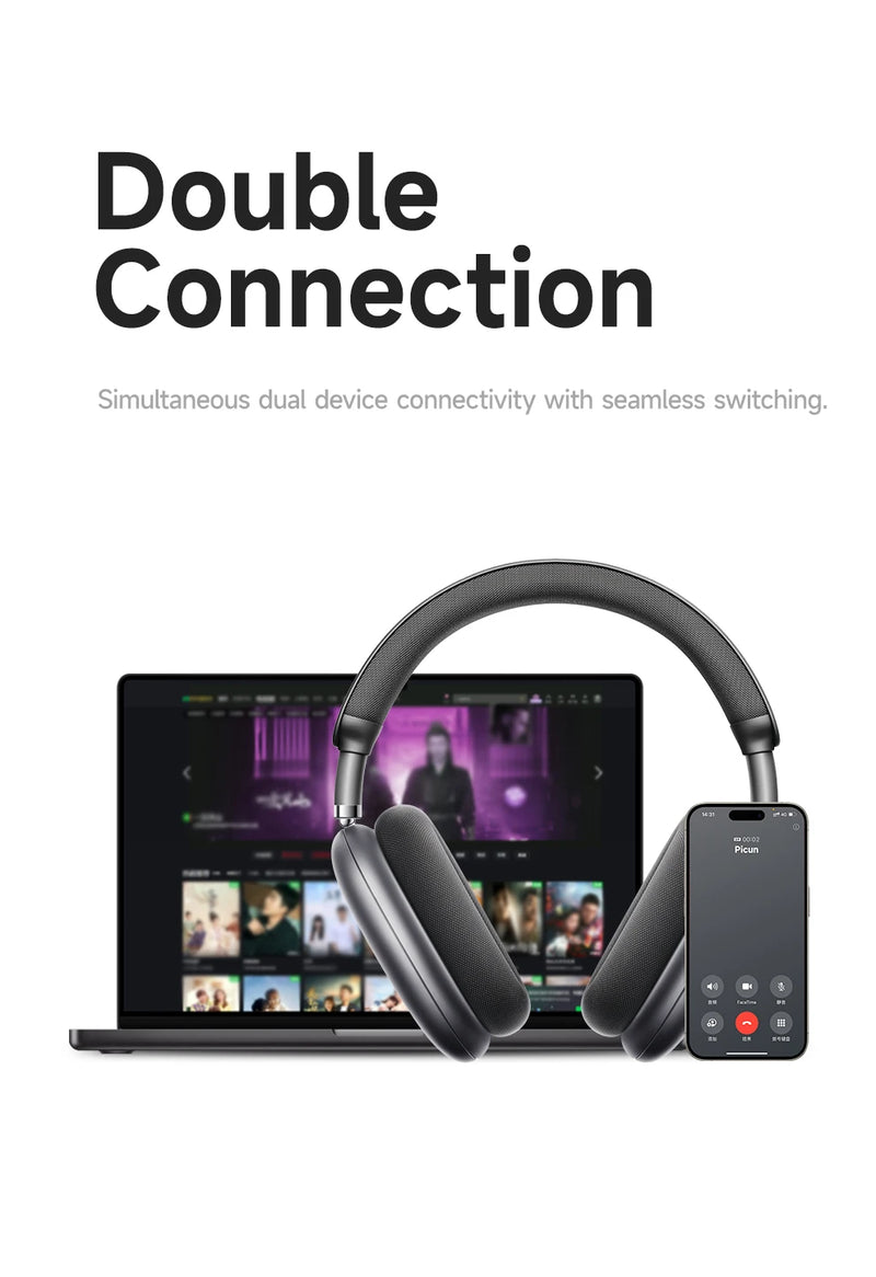 PICUN F8 Pro ANC Bluetooth Wireless Headphones | Wireless PICUN F8 Pro ANC Bluetooth Wireless Headphones | Wireless