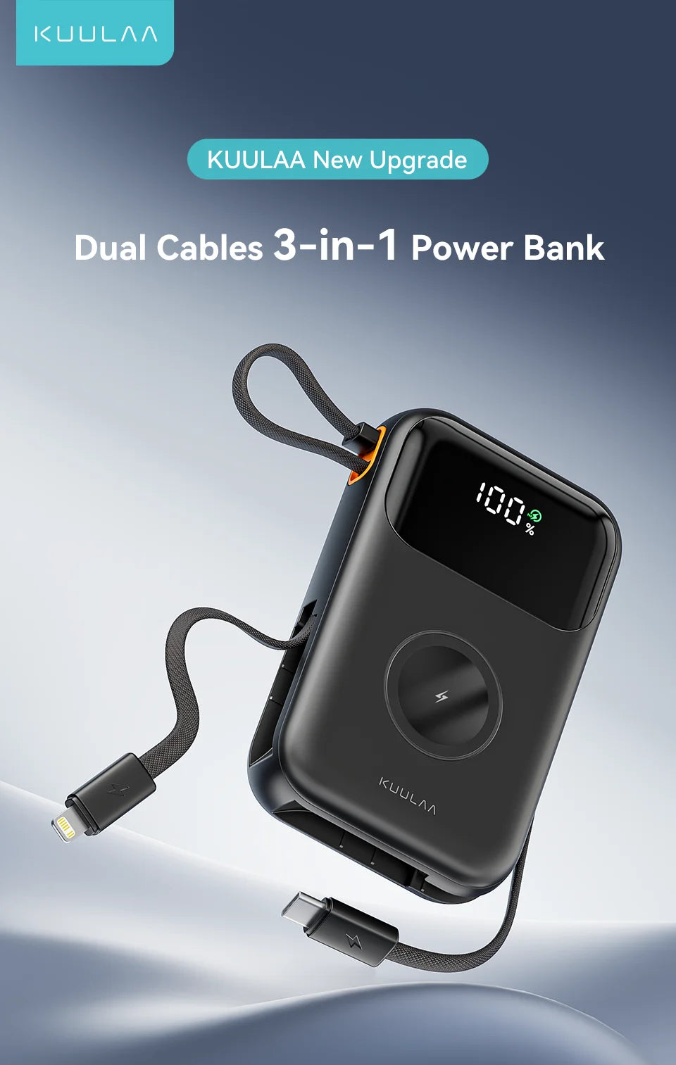 KUULAA 22.5W 10000mAh Portable Charger and Power Bank