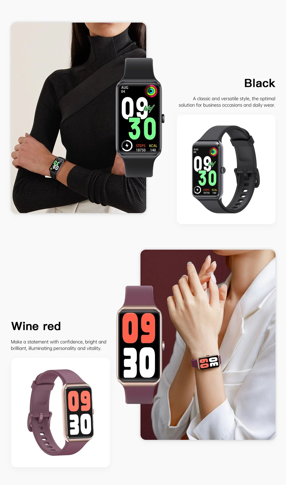 EFFEOKKI C82 Smart Fitness Tracker