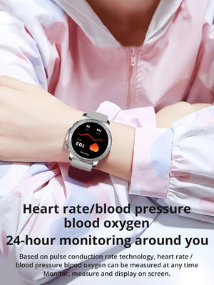 smart watch with blood pressure monitor