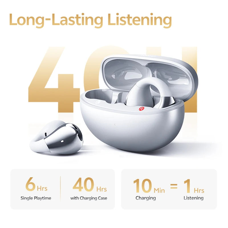 QCY Crossky C30S Clip-on Open Ear Wireless Bluetooth Earbuds
