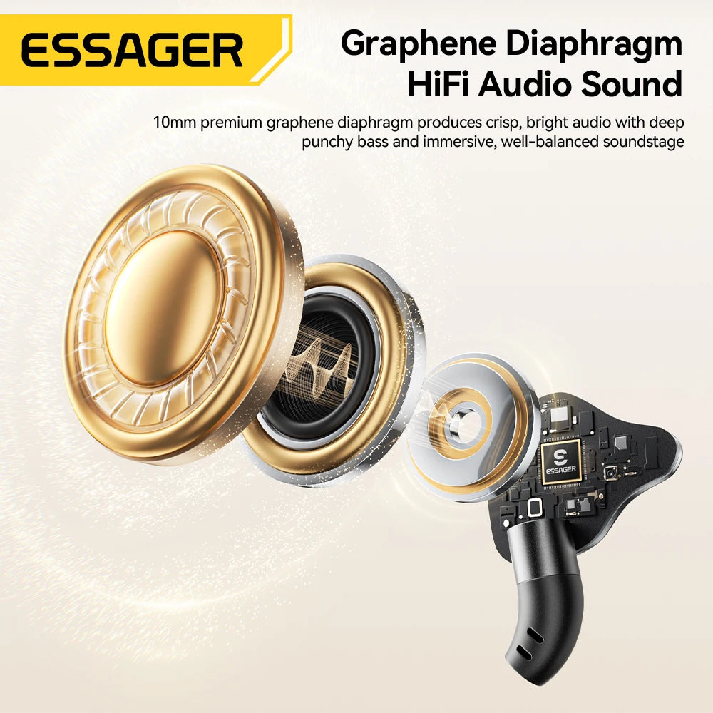 ESSAGER SK1 Karaoke Wired Earphones with Built-in Sound Card