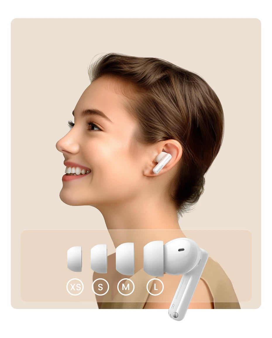 UGREEN T6s Hybrid Active Noise Cancelling Bluetooth Wireless Earbuds
