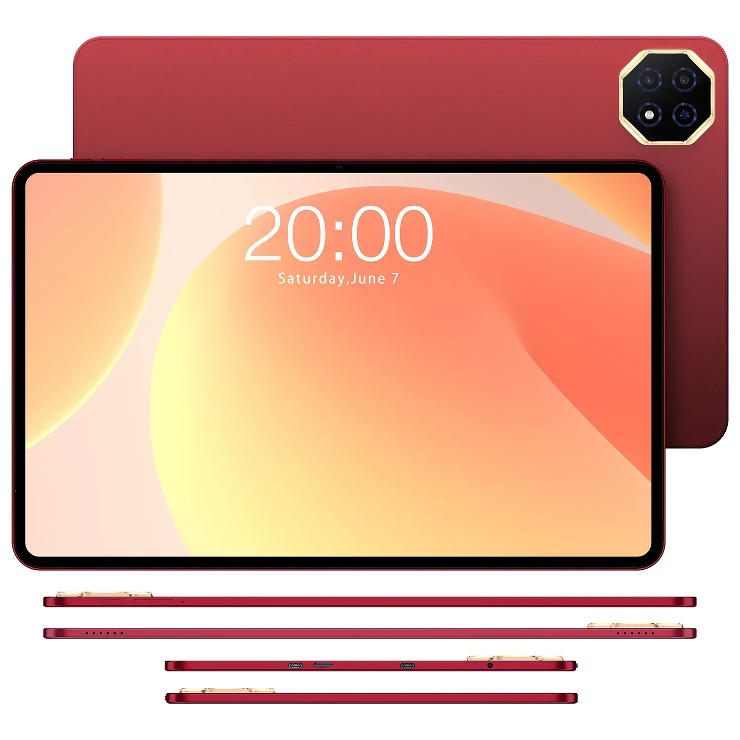 TECLAST P60 Ai 12" WiFi Android Tablet - 128GB, Red